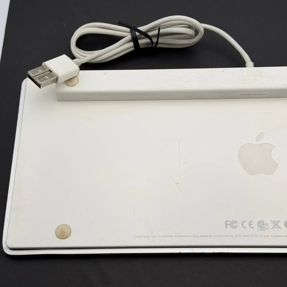 Genuine Apple A1242 Wired USB Keyboard for iMac Mac Mini Mac Pro MB869LL/A